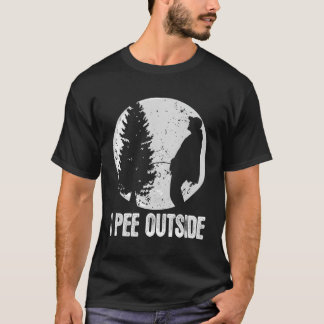 Funny Camping Shirts für Männer Ich pisse im Freie