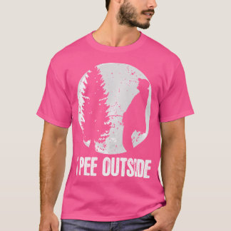 Funny Camping Shirts für Männer Ich pisse im Freie