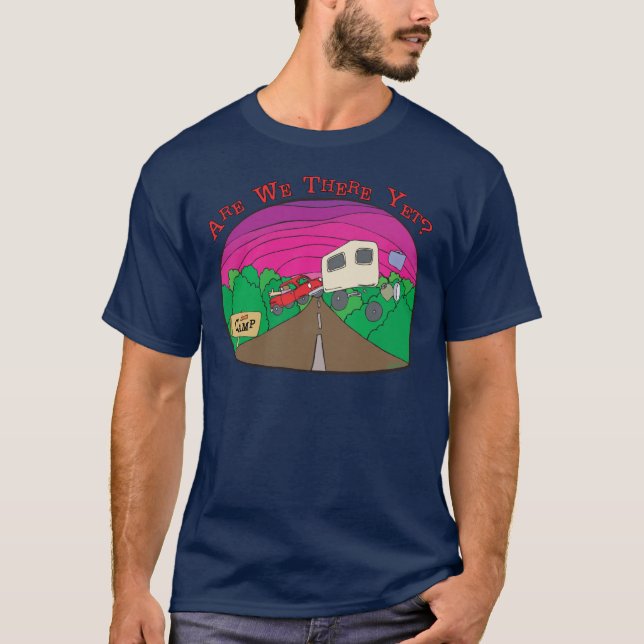 Funny Camping T-Shirt (Vorderseite)