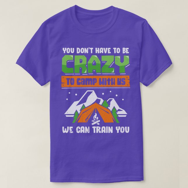 Funny Camping Trip Urlaub Freunde Camper Geschenk T-Shirt (Design vorne)