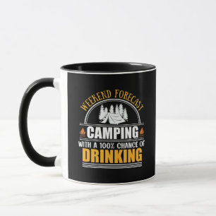 Funny Camping Zitat Tasse