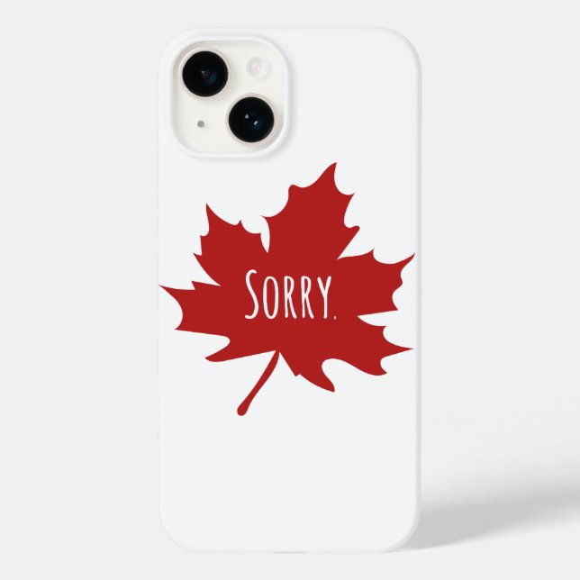 Funny Canadian Case-Mate iPhone 14 Hülle (Rückseite)