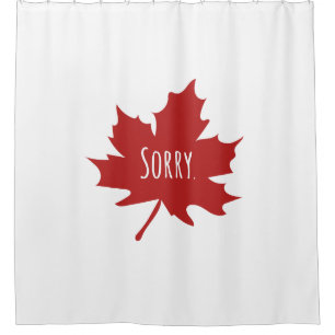 Funny Canadian Duschvorhang