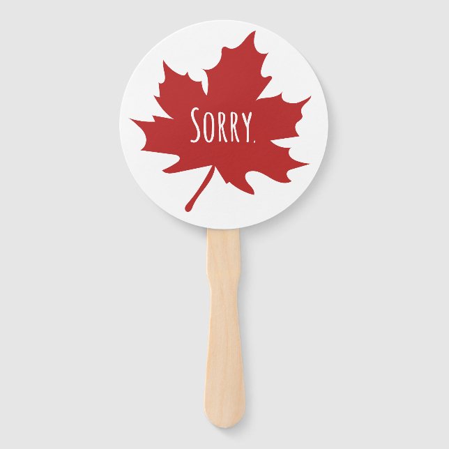 Funny Canadian Fächer (Vorderseite)
