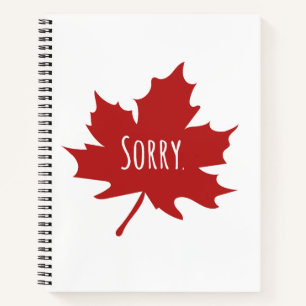 Funny Canadian Notizbuch
