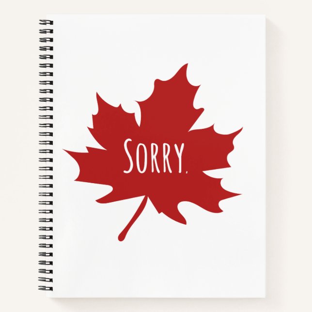 Funny Canadian Notizbuch (Vorderseite)