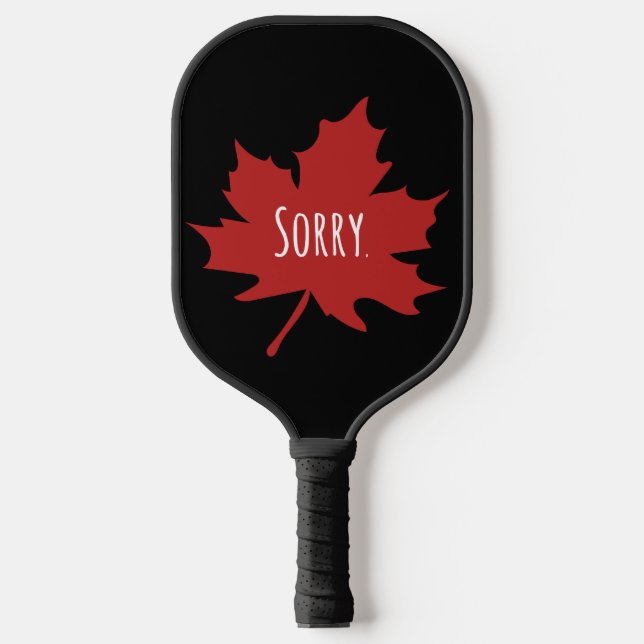 Funny Canadian Pickleball Schläger (Vorderseite)