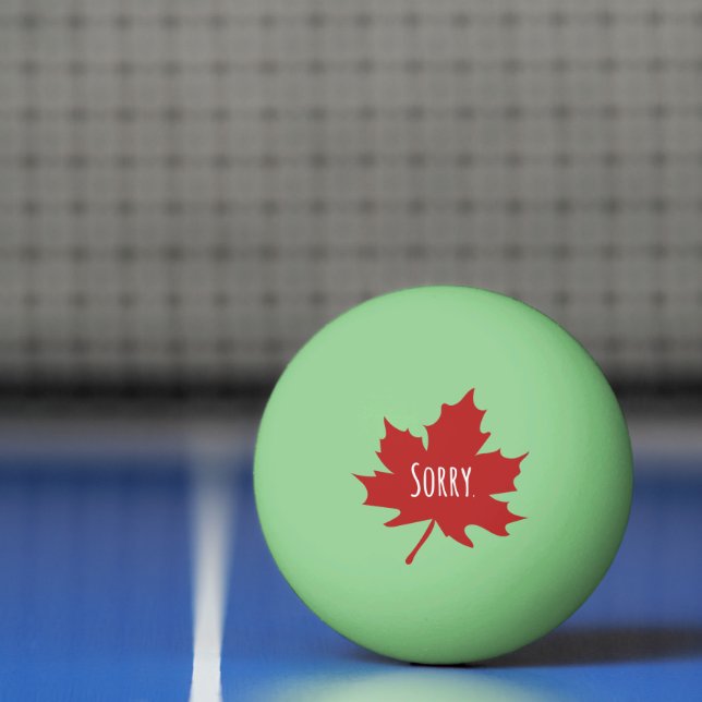 Funny Canadian Tischtennisball (Netto)