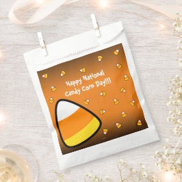 Funny Candy Corn Paper Plate Geschenktütchen