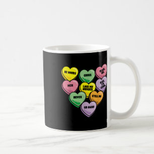 Funny Candy Heart Anti Valentinstag Sarcastic Lo Kaffeetasse