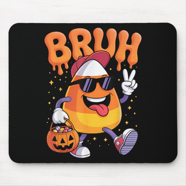 Funny Candy Mais Halloween Kostüm für alle Mousepad (Vorne)