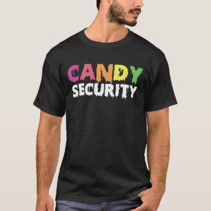 Funny Candy Security Halloween-Kostüm T-Shirt