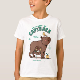 Funny Capybara Anatomie T-Shirt