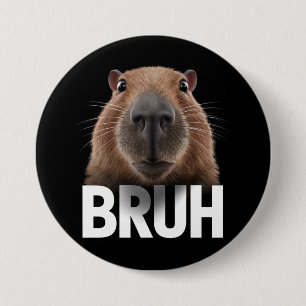 Funny Capybara Bruh Button