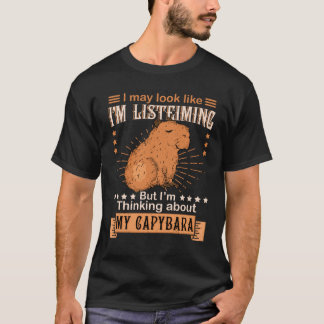 Funny Capybara Geschenk Frauen Kinder Capybara T-Shirt