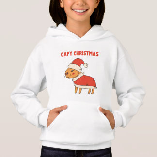 Funny Capybara Père Noël Capy Noël