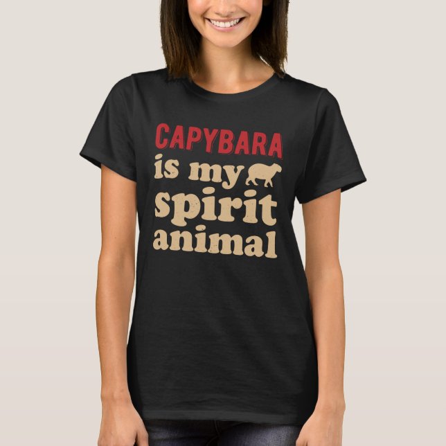 Funny Capybara T-Shirt (Vorderseite)