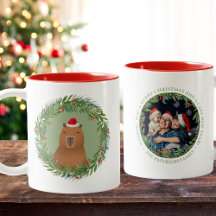Funny Capybara Weihnachten Foto