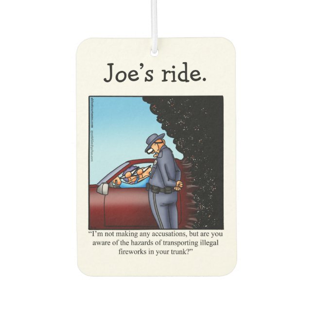 Funny Car Air Freshener für ihn Autolufterfrischer (Vorderseite)