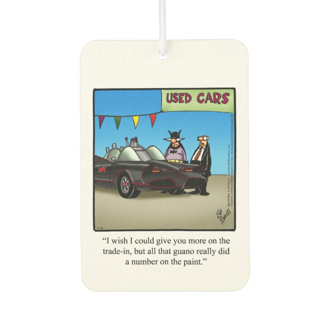 Funny Car Air Freshener für ihn Autolufterfrischer (Vorderseite)