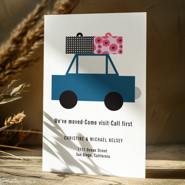 Funny Car Neue Zuhause Moving Flat Announcement Ca Ankündigung (Von Creator hochgeladen)