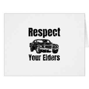 Funny Car - Vintage Respekt Your Elders Classic Mu