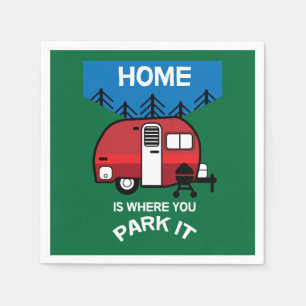 Funny Caravan Geschenke Bester Caravanning Woh Serviette