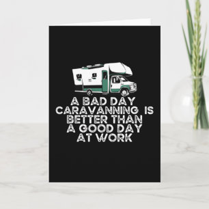 Funny Caravanning, Camping Lover Karte