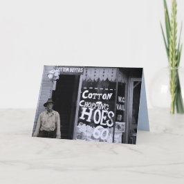 Funny Card - Cotton Chopping Houses Karte