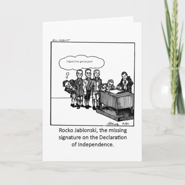 Funny Card für den 4. Juli! Karte (Vorderseite)