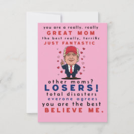 Funny Card für die Mama von Tochter, Sohn, Kinder.