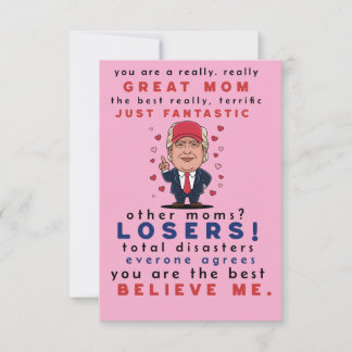 Funny Card für die Mama von Tochter, Sohn, Kinder.