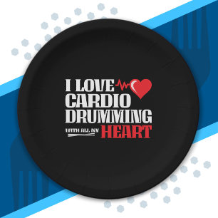 Funny Cardio Drumming Quote Fitness Motivation Pappteller