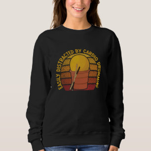 Funny Cardio Drumming Workout Gym Fitness Klasse E Sweatshirt