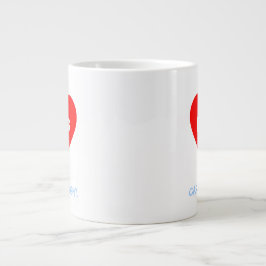 Funny Cardiologis Lub Dub Beating Heart Sounds Jumbo-Tasse