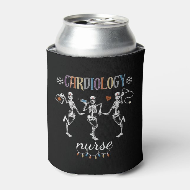 Funny Cardiology NurChristmas Geschenk für Herz Dosenkühler (Kanne Vorderseite)