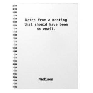 Funny Carnet de bureau personnalisé - Hilarious Me