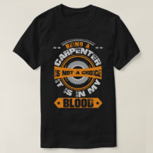 Funny Carpenter Shirt, Zimmermann in meinem Blut