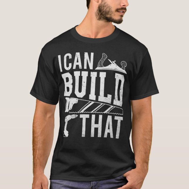 Funny Carpenter Vater Spaß Holzbearbeitung T-Shirt (Vorderseite)