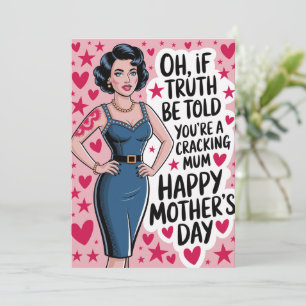 Funny carte de fête des mères maman cadeau maman m