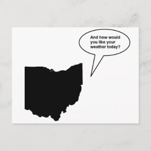 Funny Carte postale Ohio