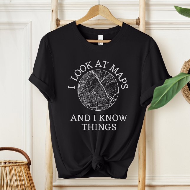Funny Cartograph I Geography | Grundstückserhebung T-Shirt (Von Creator hochgeladen)