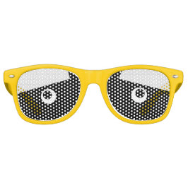 Funny Carton Comic Sad Eyes Party Sonnenbrille