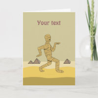 Funny Cartoon Ägyptische Mummy Pyramids Custom