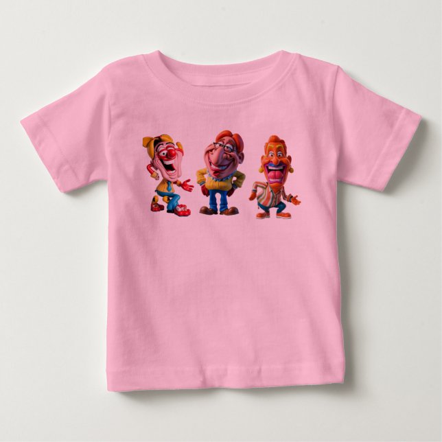 Funny Cartoon Baby T-shirt (Vorderseite)