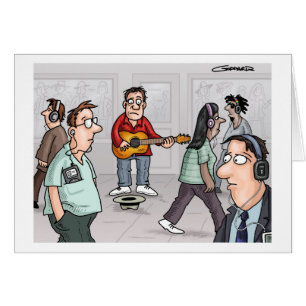 Funny Cartoon Card by Clive Goddard