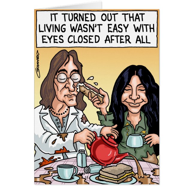 Funny Cartoon Card by Clive Goddard (Vorne)