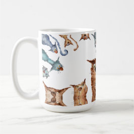 Funny cartoon cats kaffeetasse