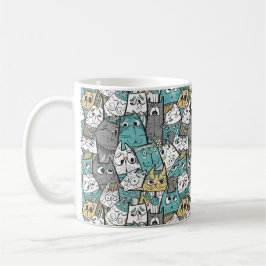 Funny Cartoon Cats Kaffeetasse