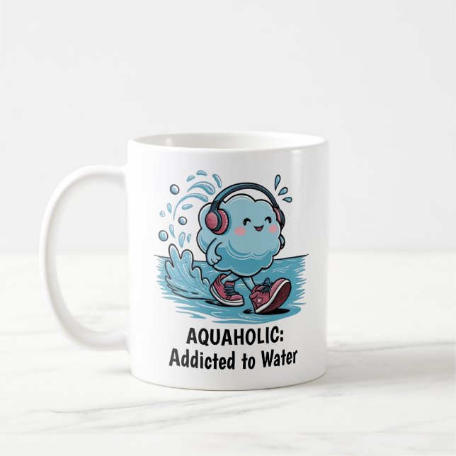 Funny Cartoon Cloud Kaffeetasse (Links)